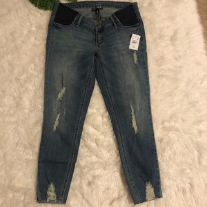 NWT Indigo blue maternity jeans